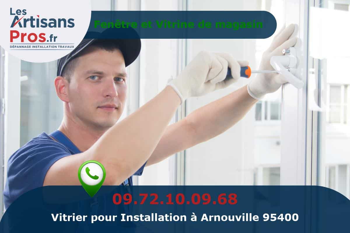 Installation de Vitrerie Arnouville