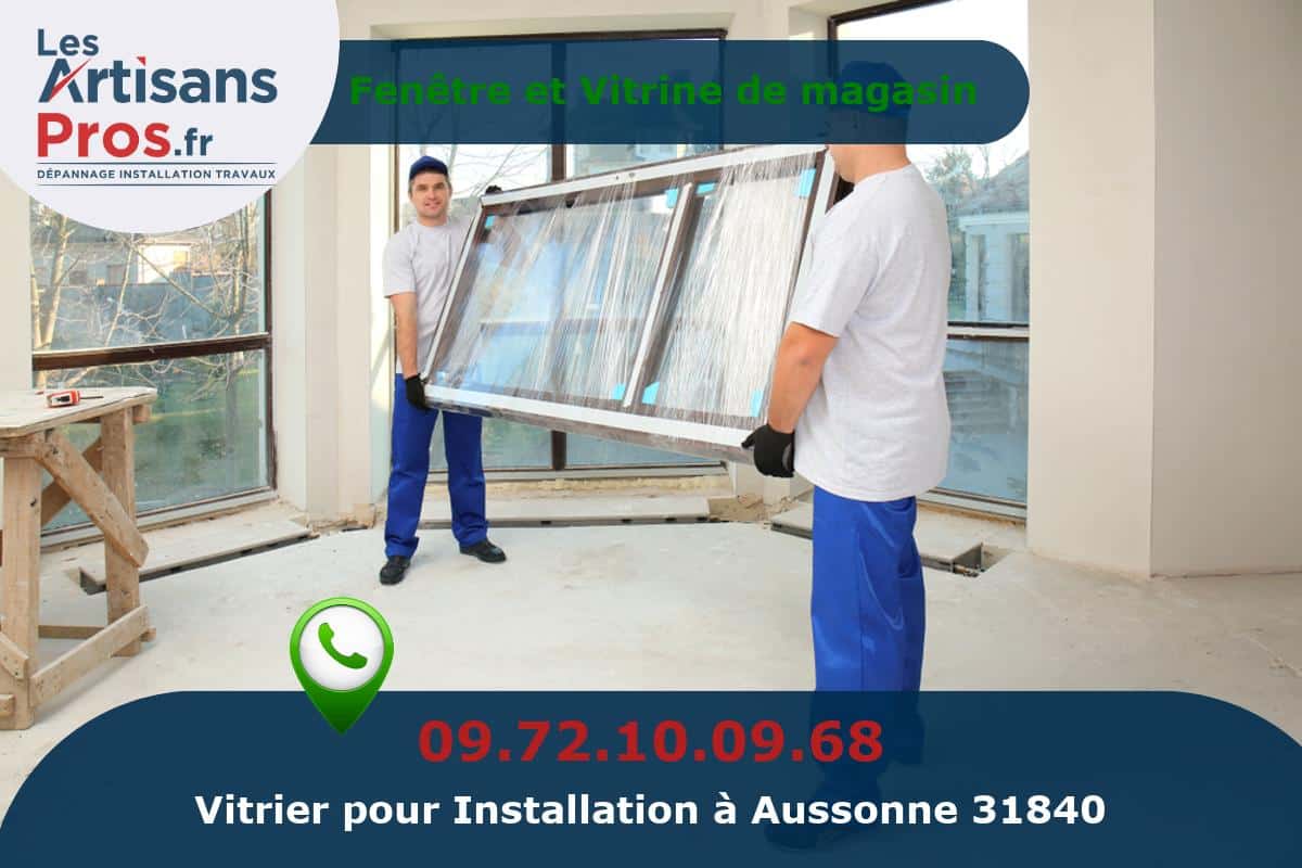 Installation de Vitrerie Aussonne