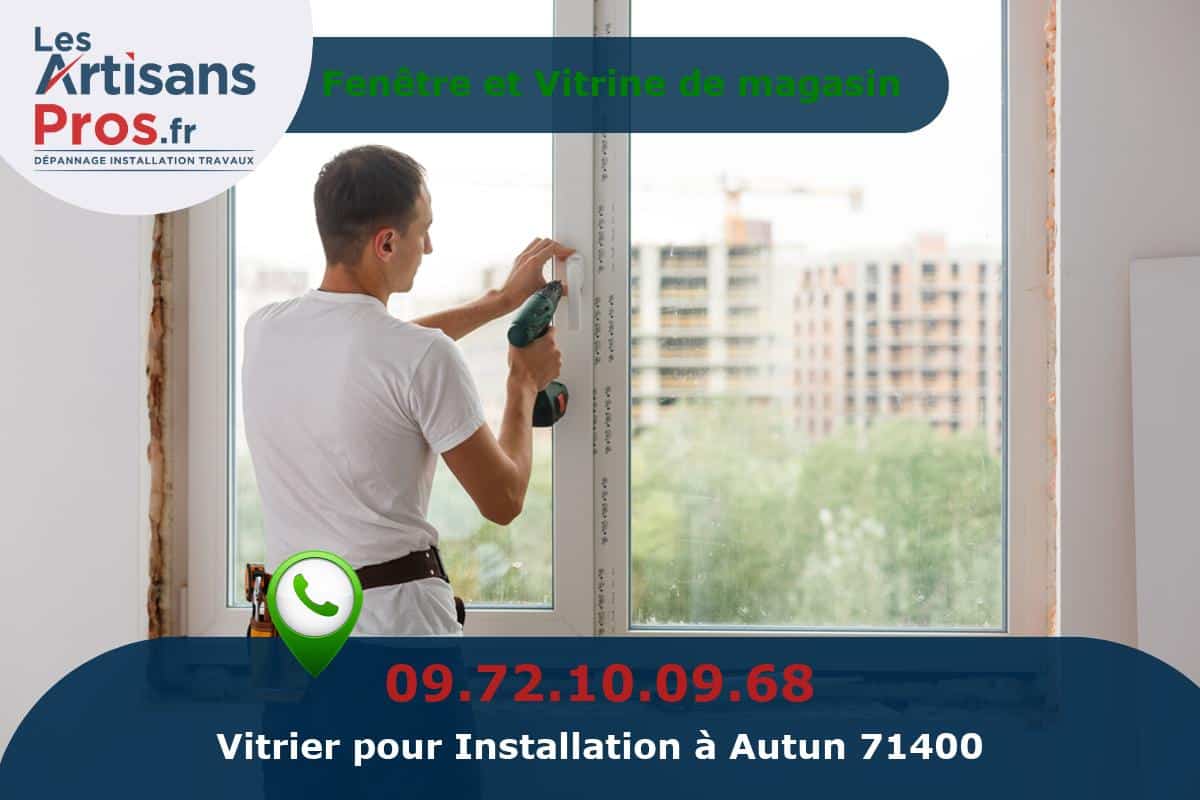 Installation de Vitrerie Autun