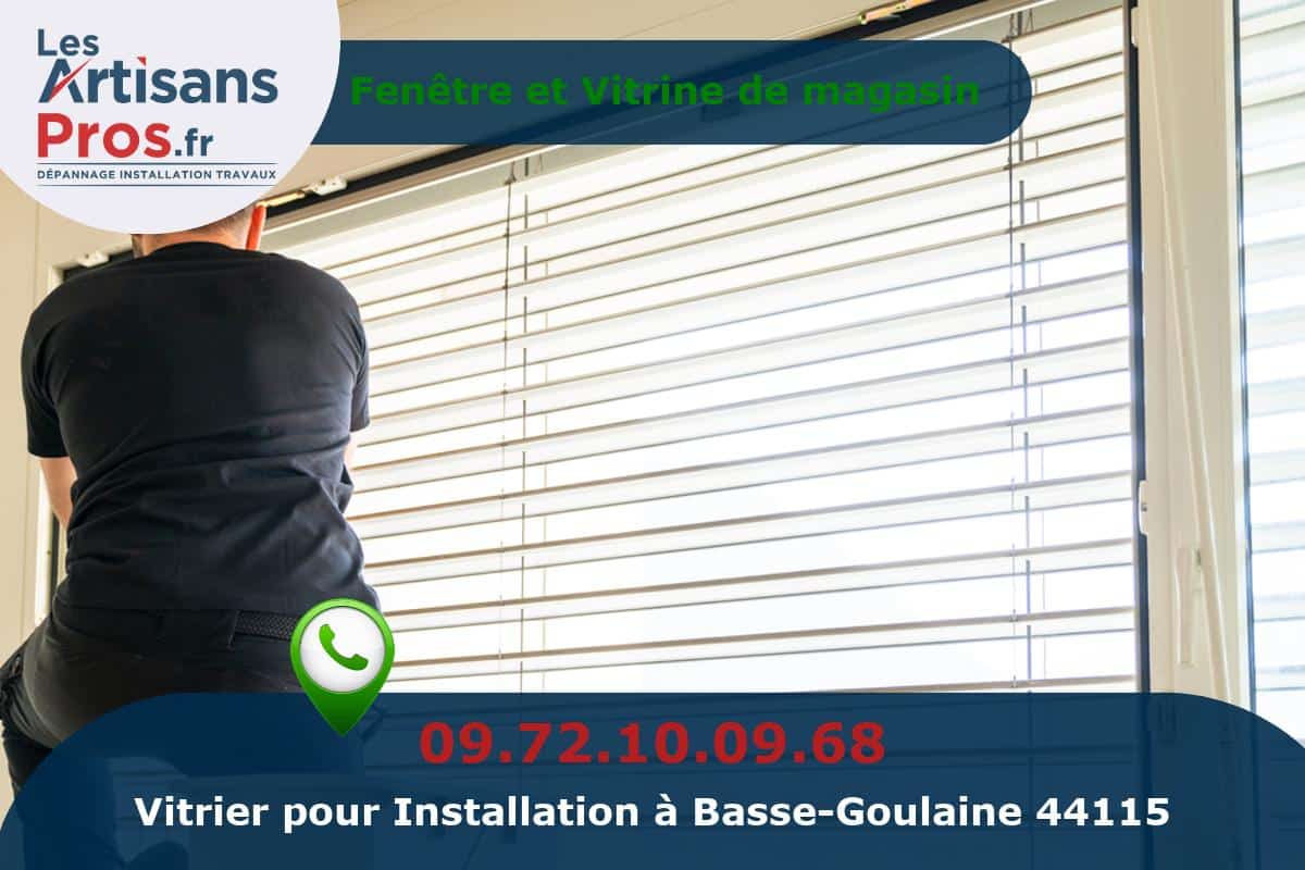 Installation de Vitrerie Basse-Goulaine