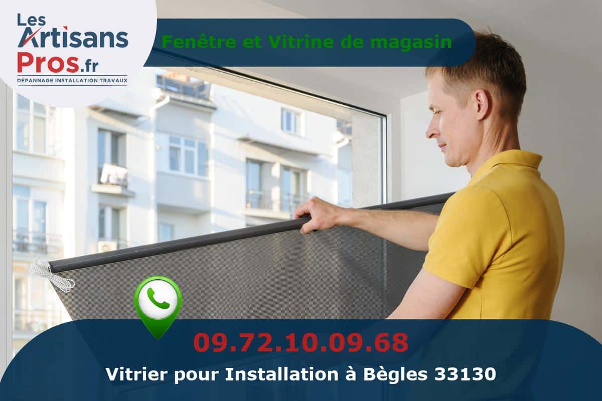 Installation de Vitrerie Bègles