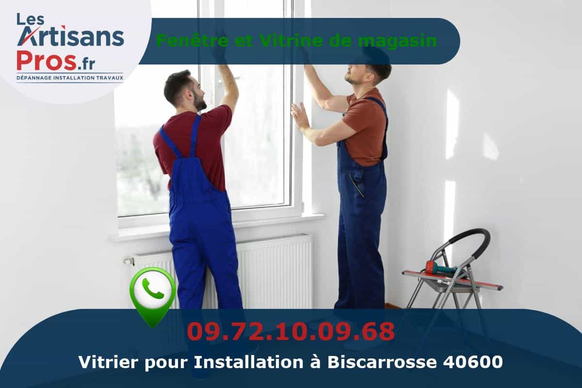 Installation de Vitrerie Biscarrosse