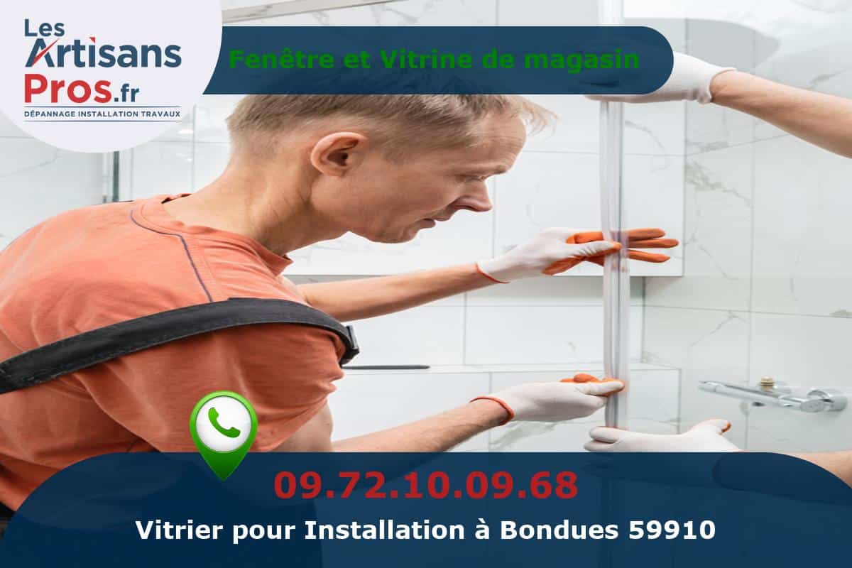 Installation de Vitrerie Bondues