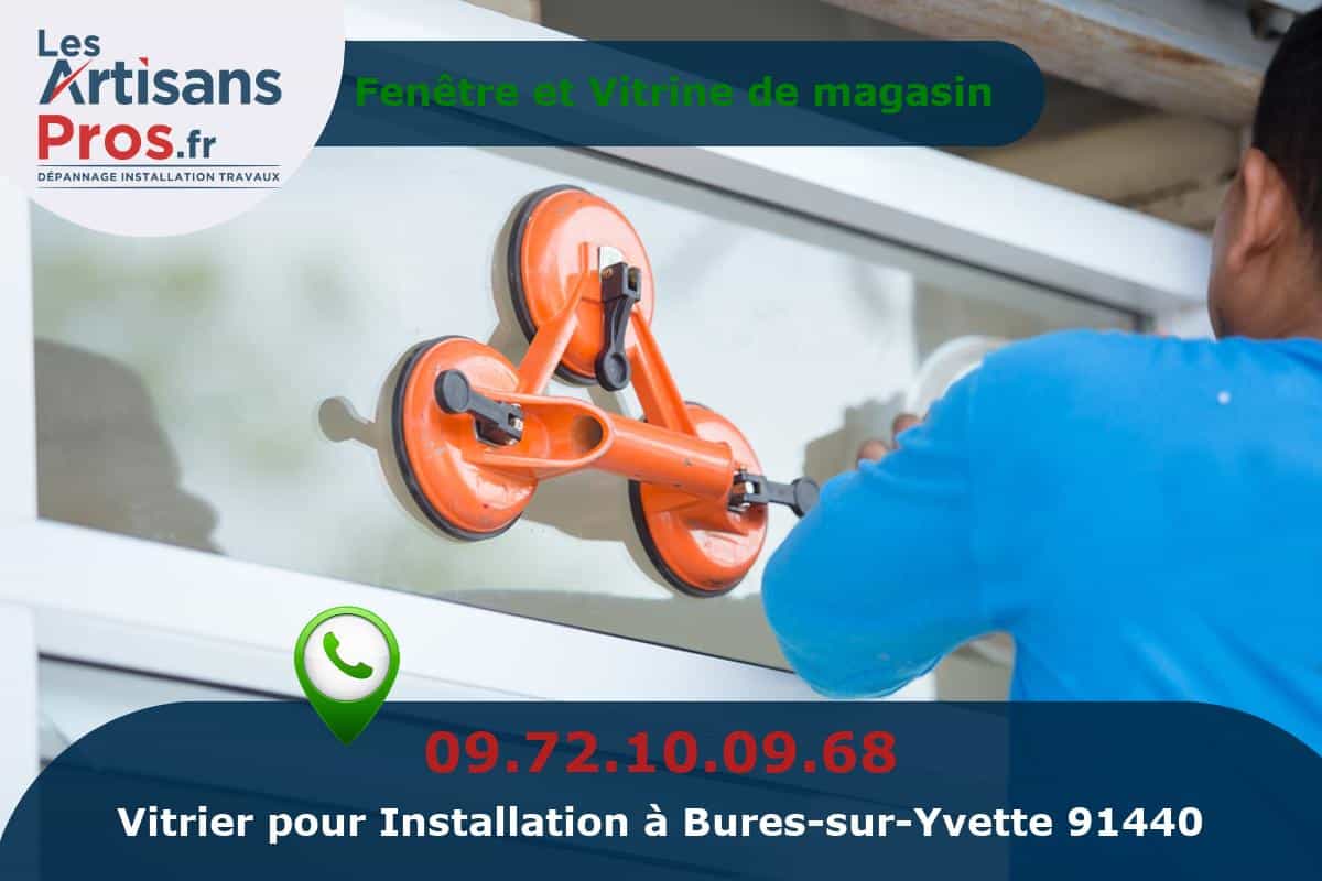 Installation de Vitrerie Bures-sur-Yvette