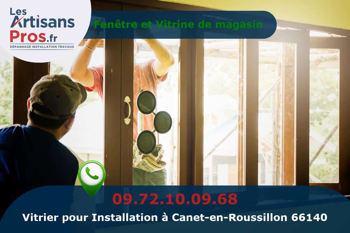 Installation de Vitrerie Canet-en-Roussillon