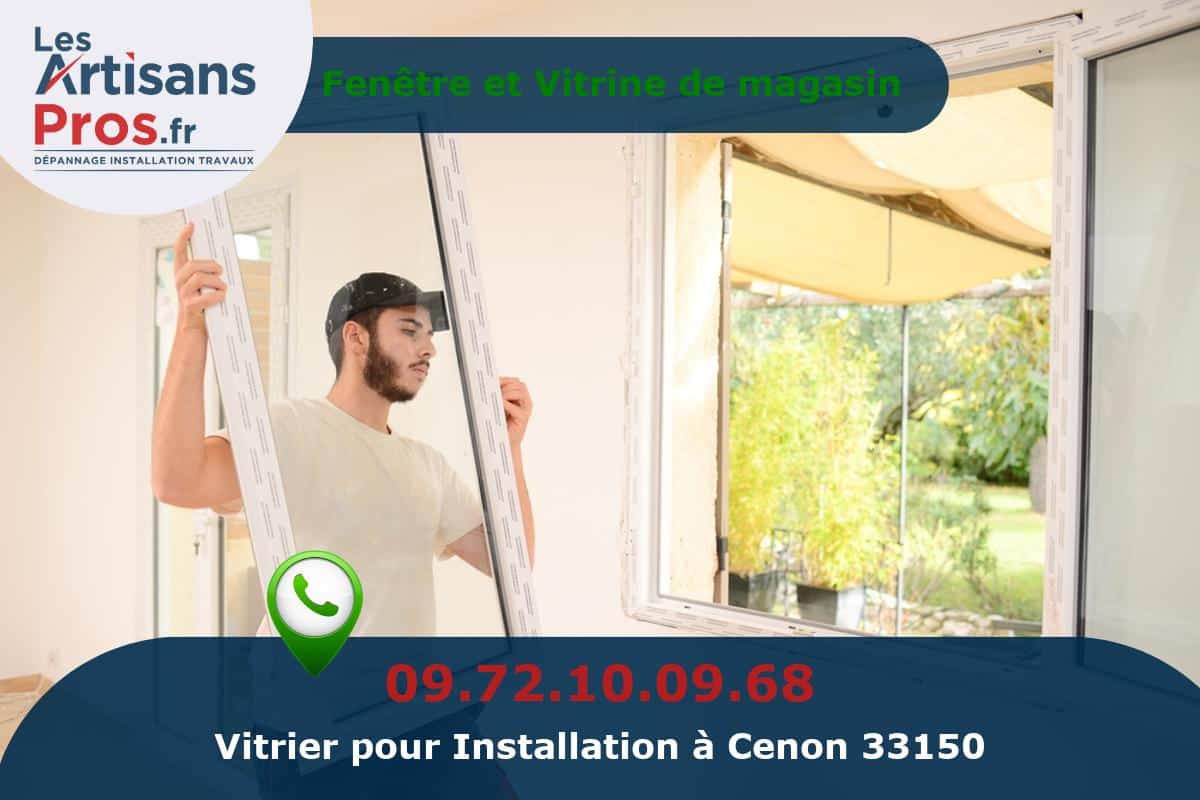 Installation de Vitrerie Cenon