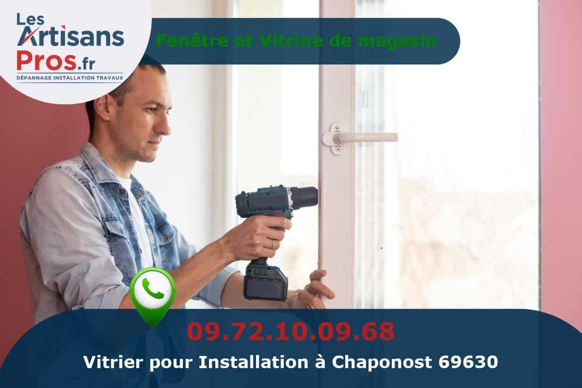 Installation de Vitrerie Chaponost