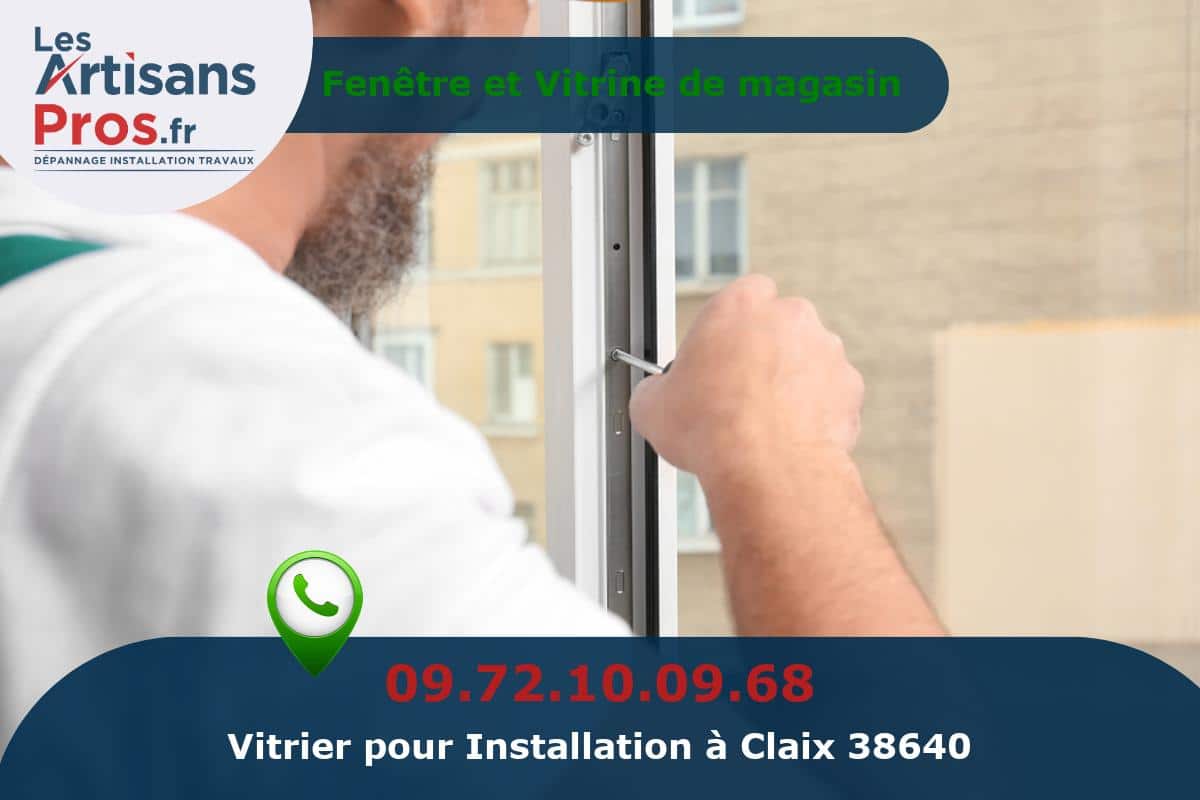 Installation de Vitrerie Claix