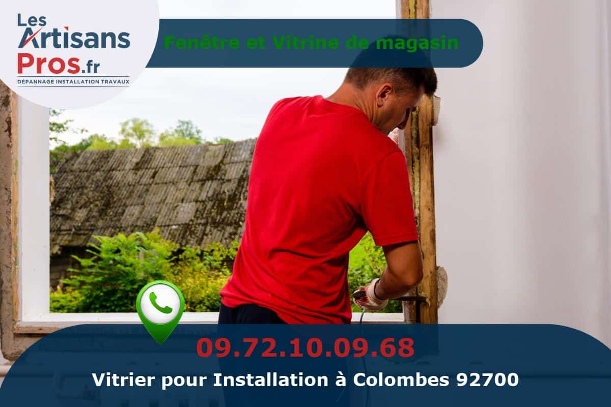 Installation de Vitrerie Colombes