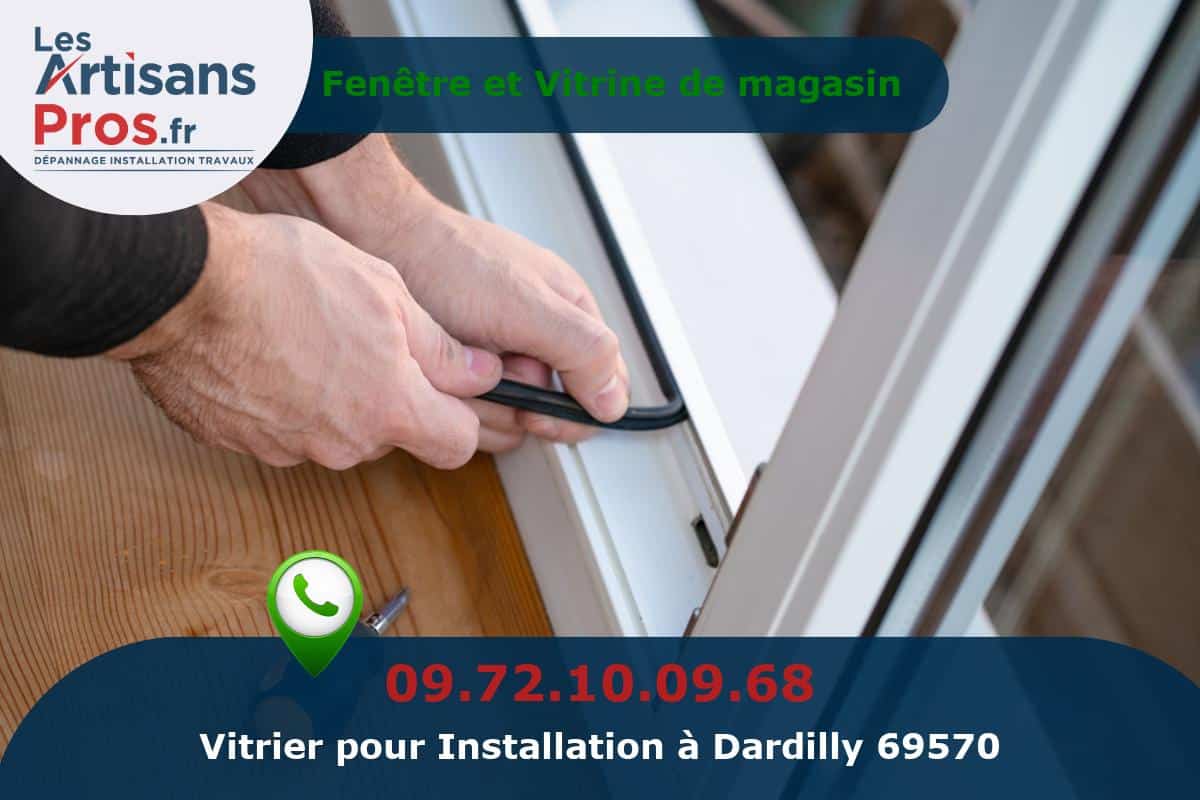 Installation de Vitrerie Dardilly