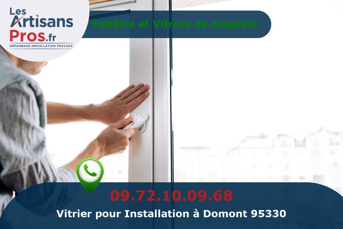 Installation de Vitrerie Domont