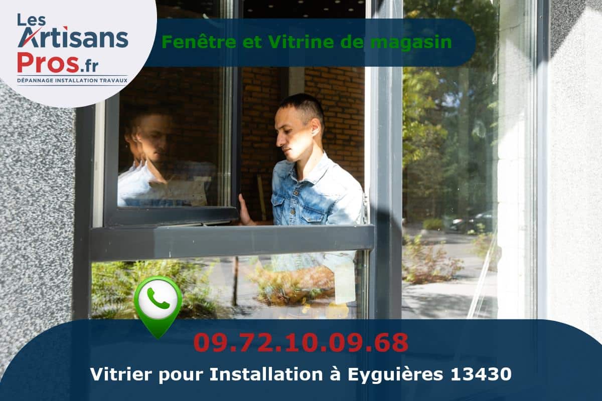 Installation de Vitrerie Eyguières