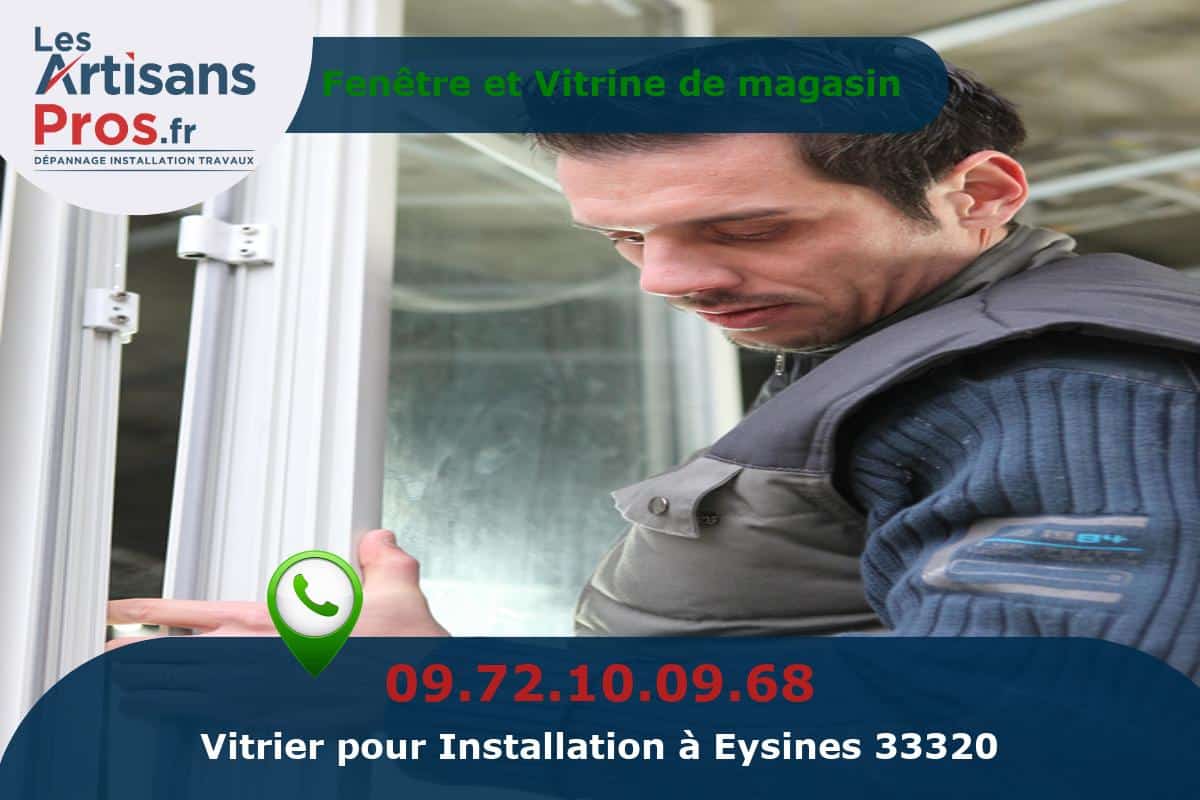 Installation de Vitrerie Eysines