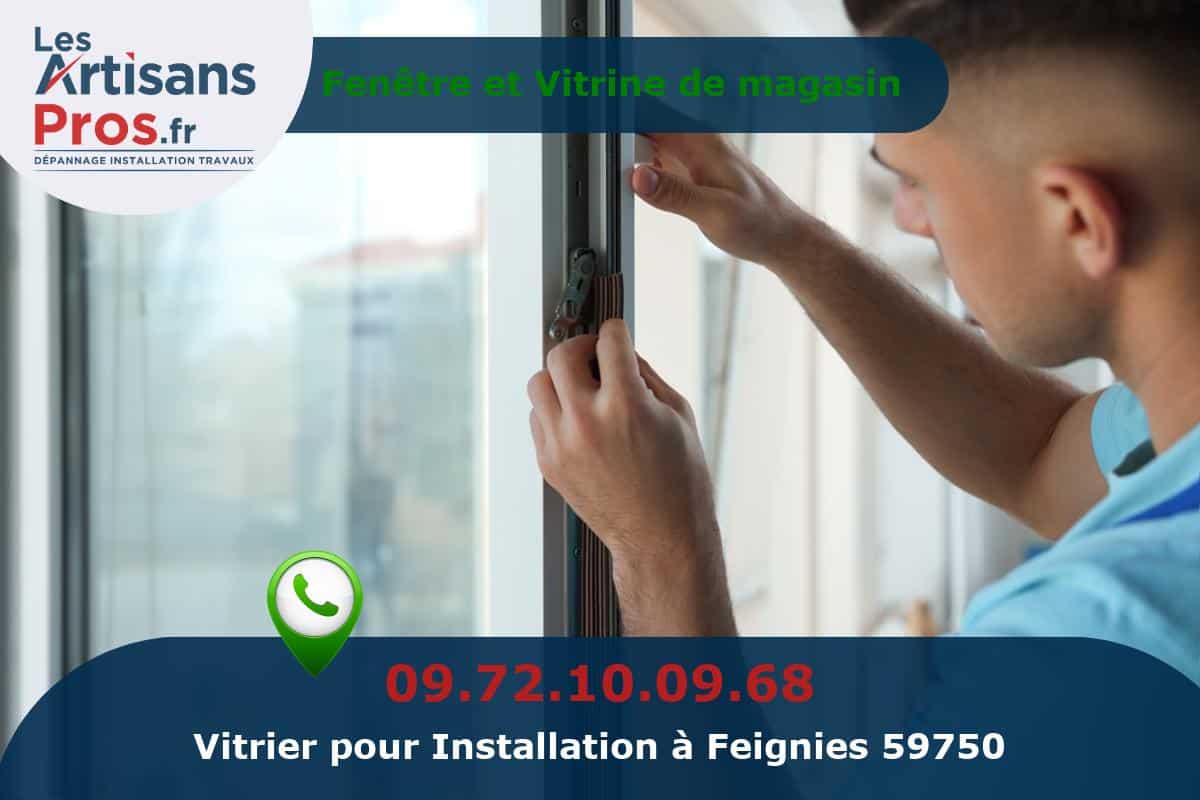 Installation de Vitrerie Feignies