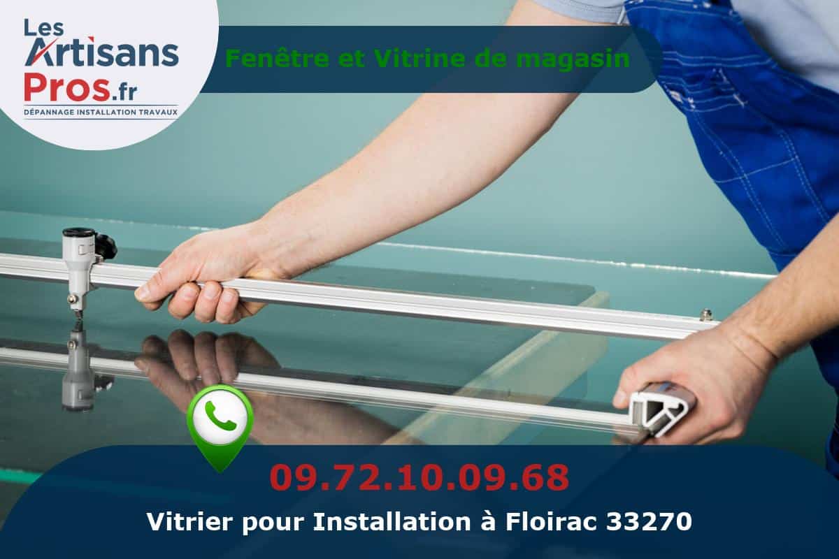 Installation de Vitrerie Floirac