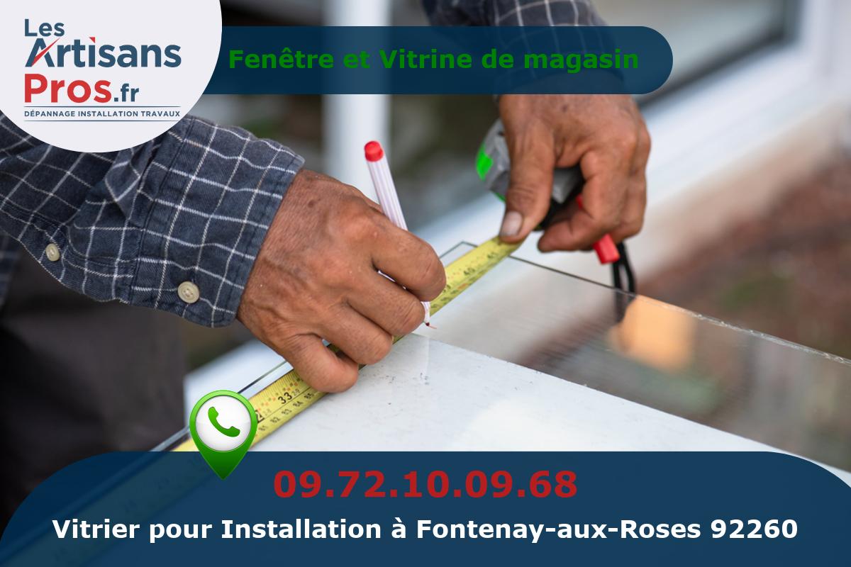 Installation de Vitrerie Fontenay-aux-Roses