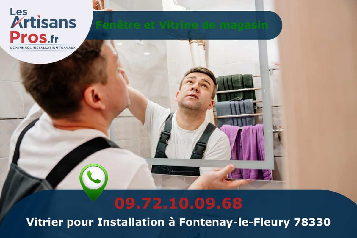 Installation de Vitrerie Fontenay-le-Fleury