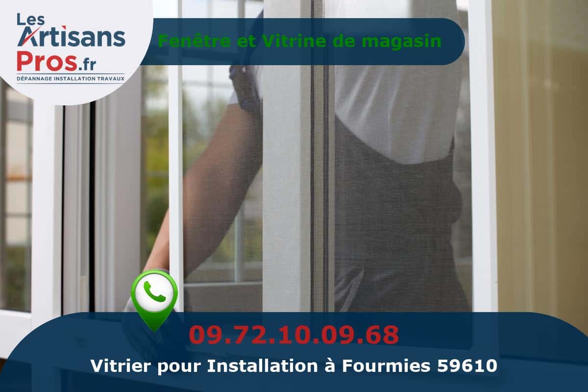 Installation de Vitrerie Fourmies