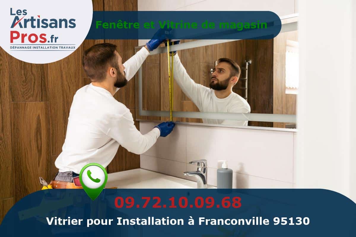 Installation de Vitrerie Franconville