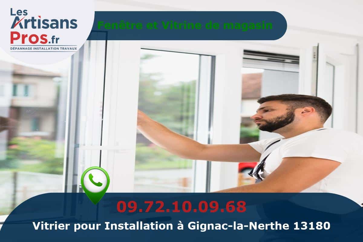 Installation de Vitrerie Gignac-la-Nerthe