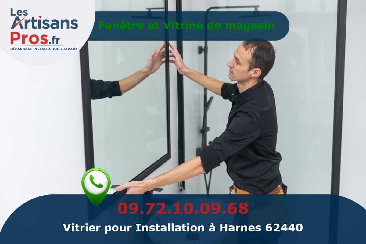 Installation de Vitrerie Harnes