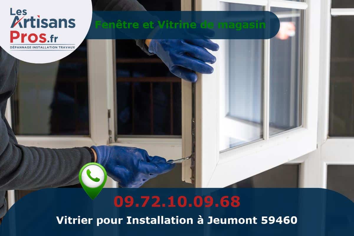 Installation de Vitrerie Jeumont