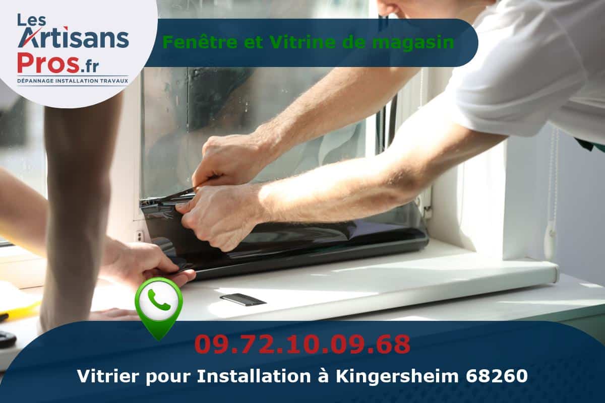 Installation de Vitrerie Kingersheim