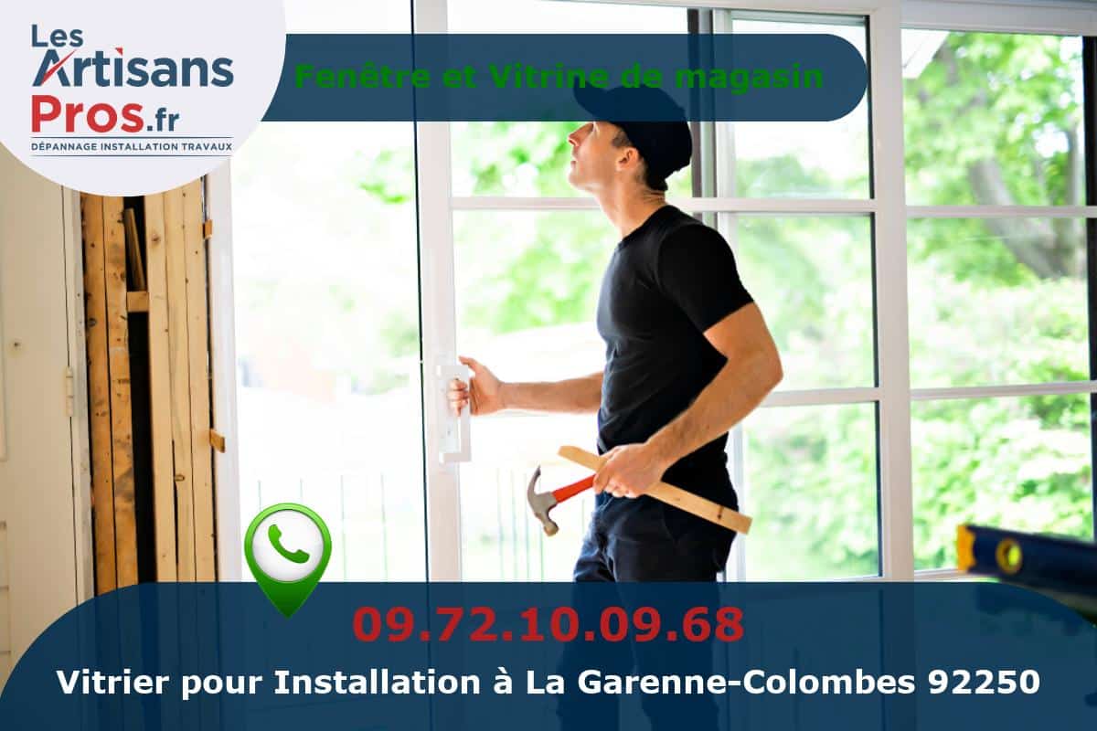 Installation de Vitrerie La Garenne-Colombes