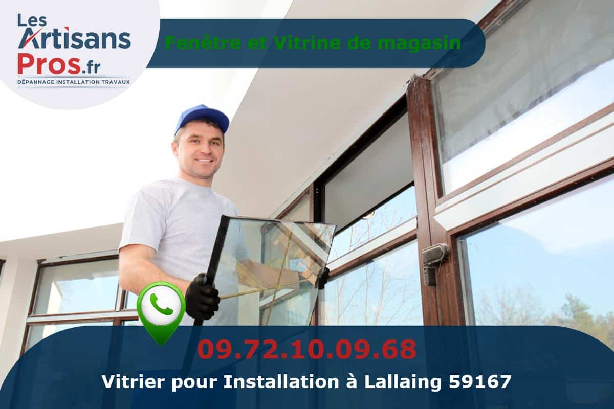 Installation de Vitrerie Lallaing