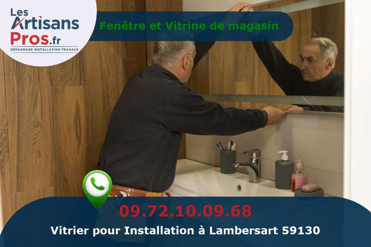 Installation de Vitrerie Lambersart