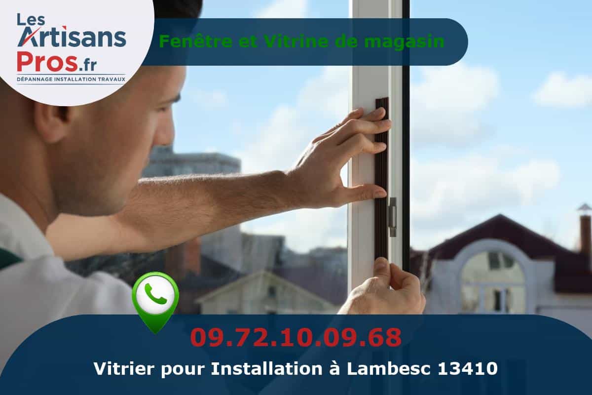 Installation de Vitrerie Lambesc