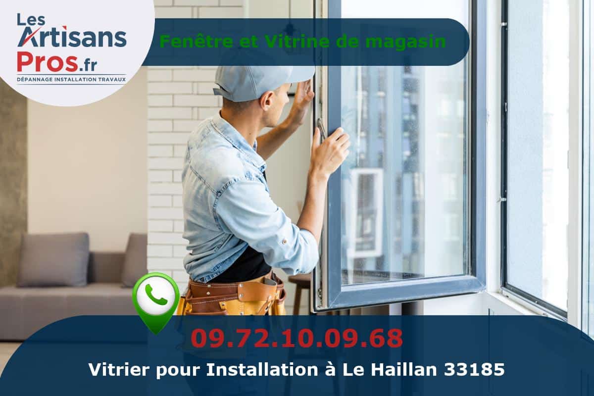 Installation de Vitrerie Le Haillan