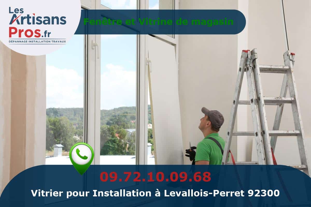 Installation de Vitrerie Levallois-Perret