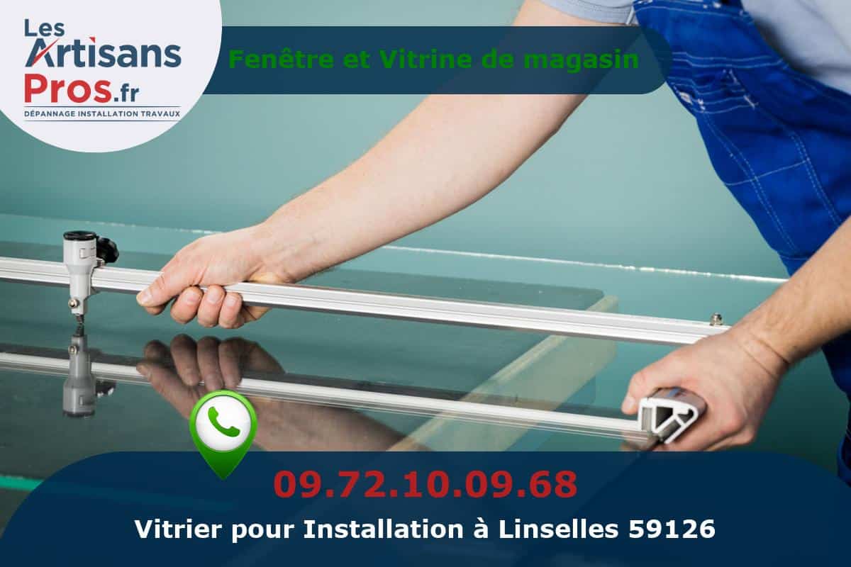 Installation de Vitrerie Linselles