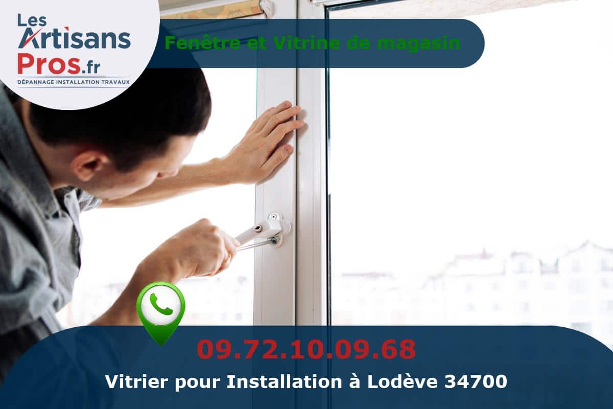 Installation de Vitrerie Lodève