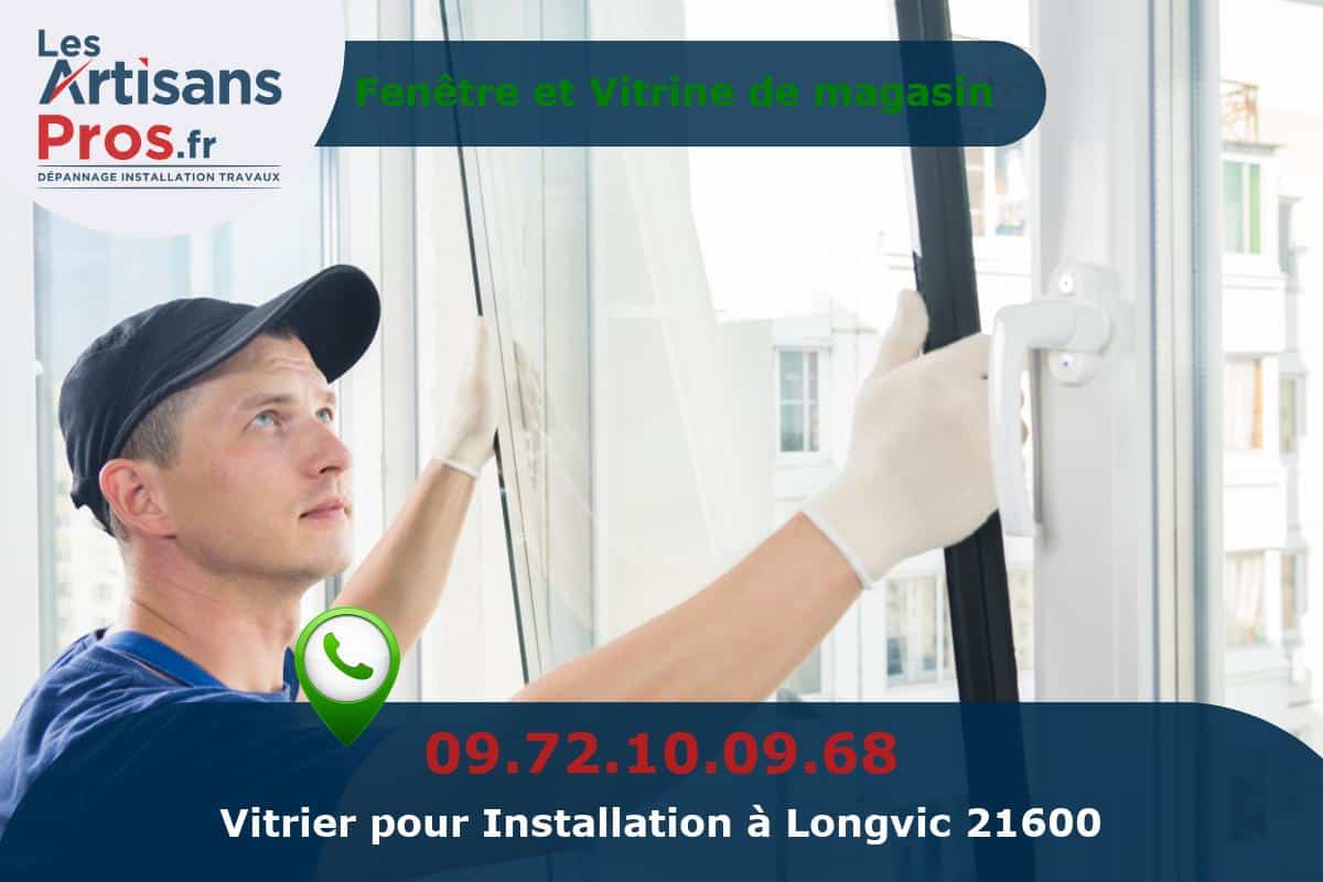 Installation de Vitrerie Longvic