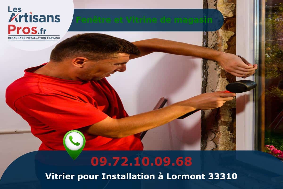 Installation de Vitrerie Lormont