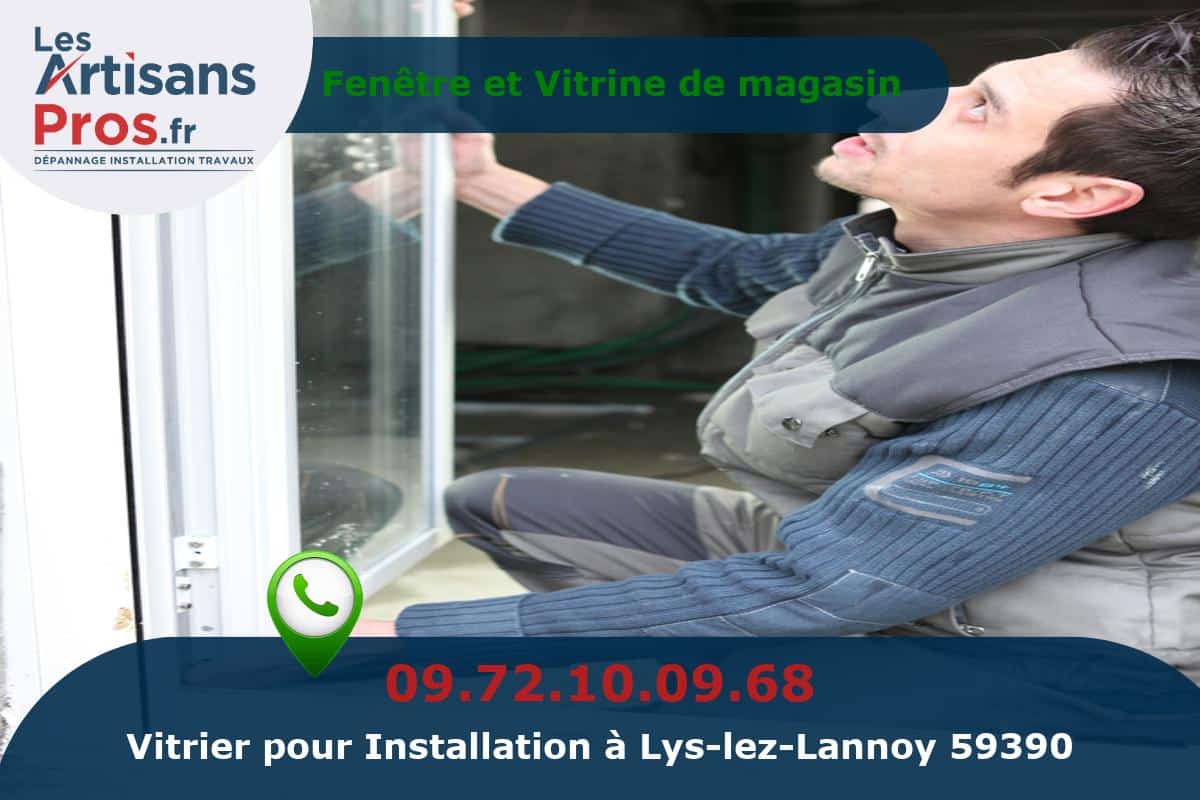 Installation de Vitrerie Lys-lez-Lannoy