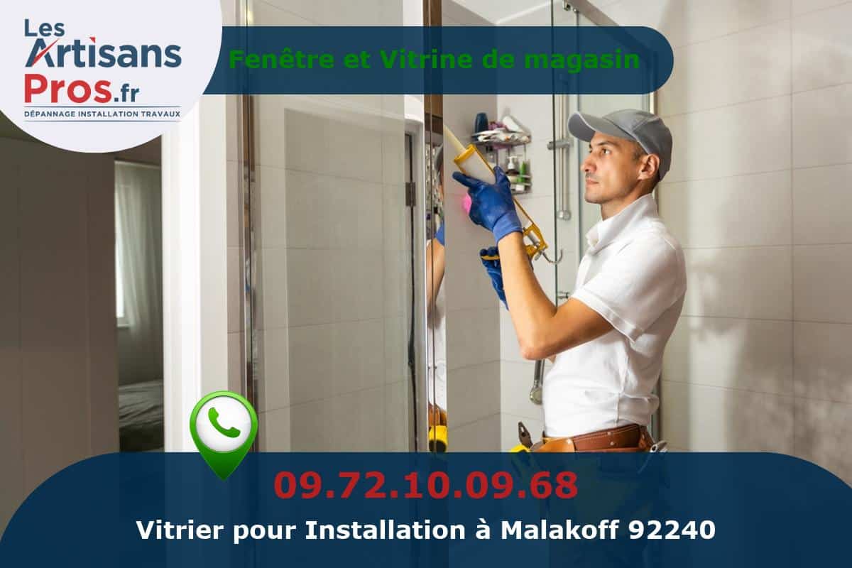 Installation de Vitrerie Malakoff