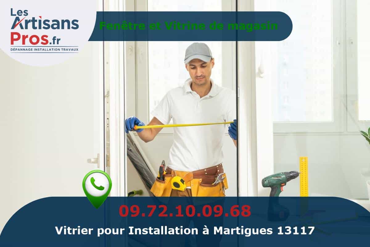 Installation de Vitrerie Martigues