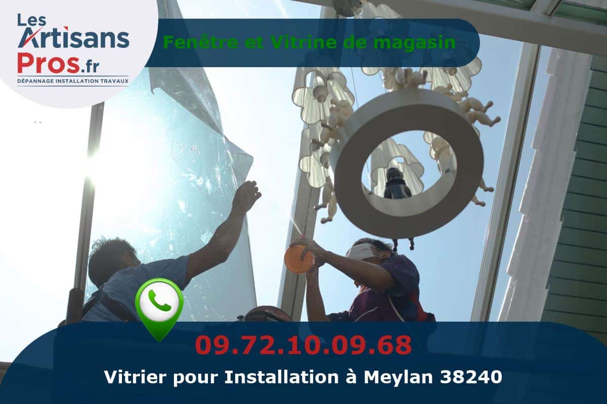 Installation de Vitrerie Meylan