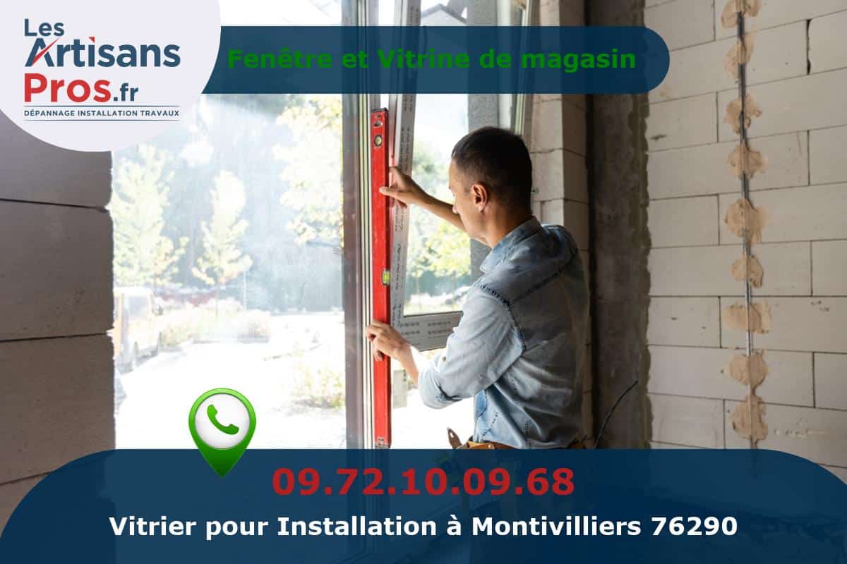 Installation de Vitrerie Montivilliers