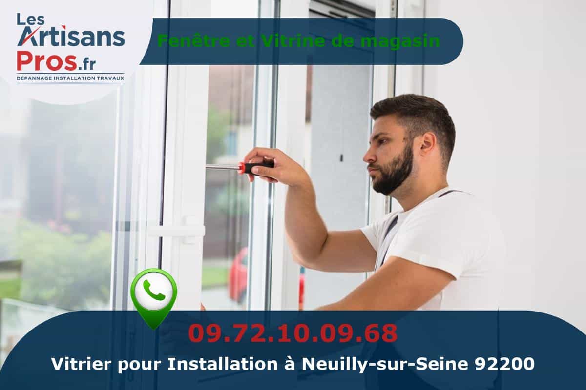 Installation de Vitrerie Neuilly-sur-Seine