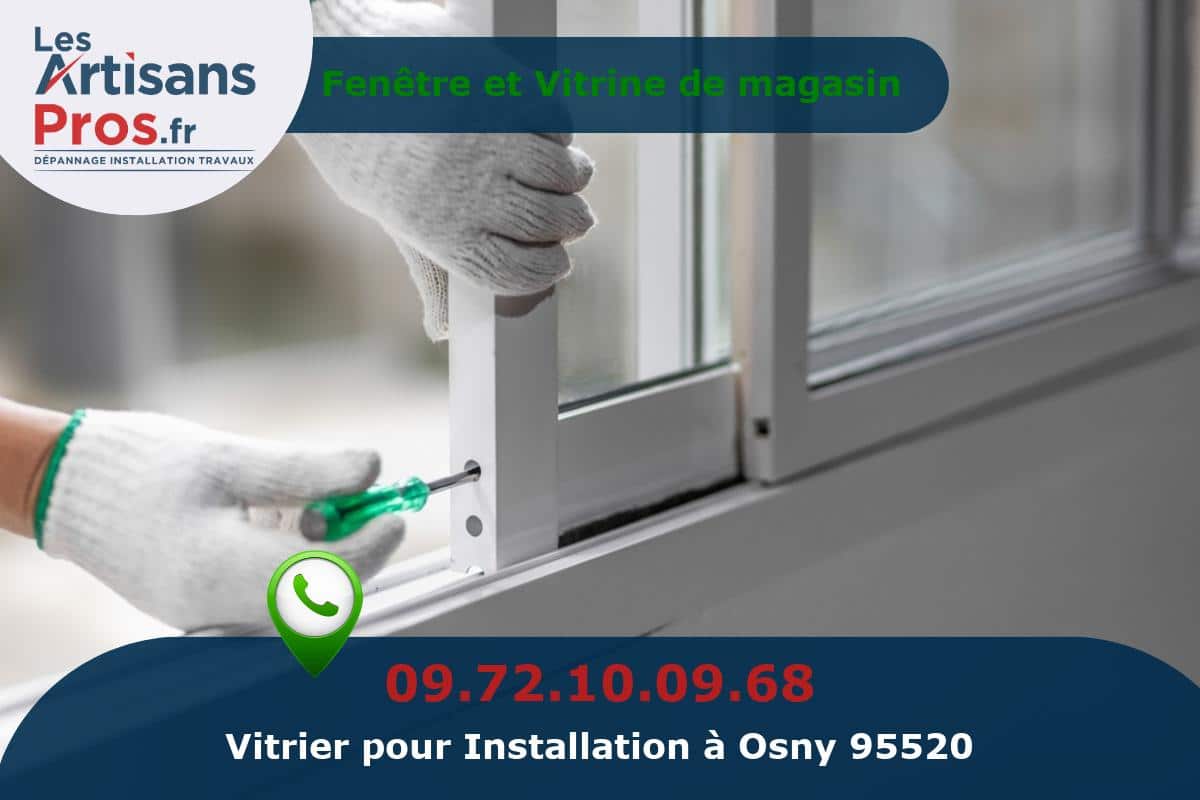 Installation de Vitrerie Osny