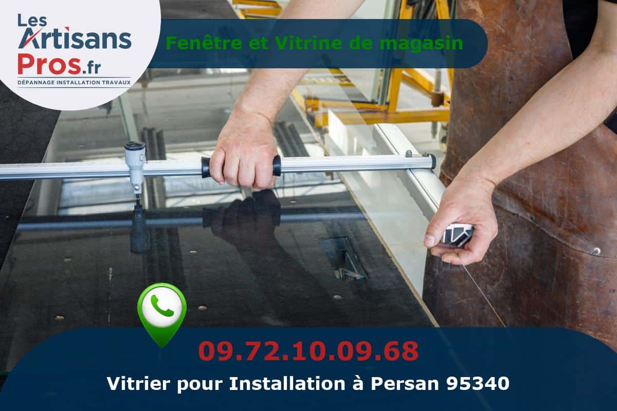 Installation de Vitrerie Persan