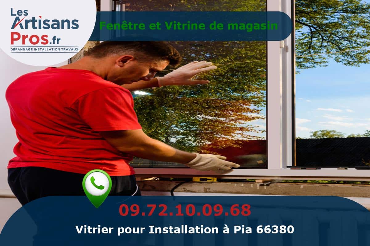 Installation de Vitrerie Pia