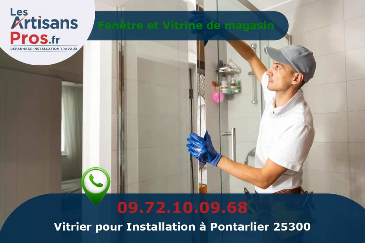 Installation de Vitrerie Pontarlier