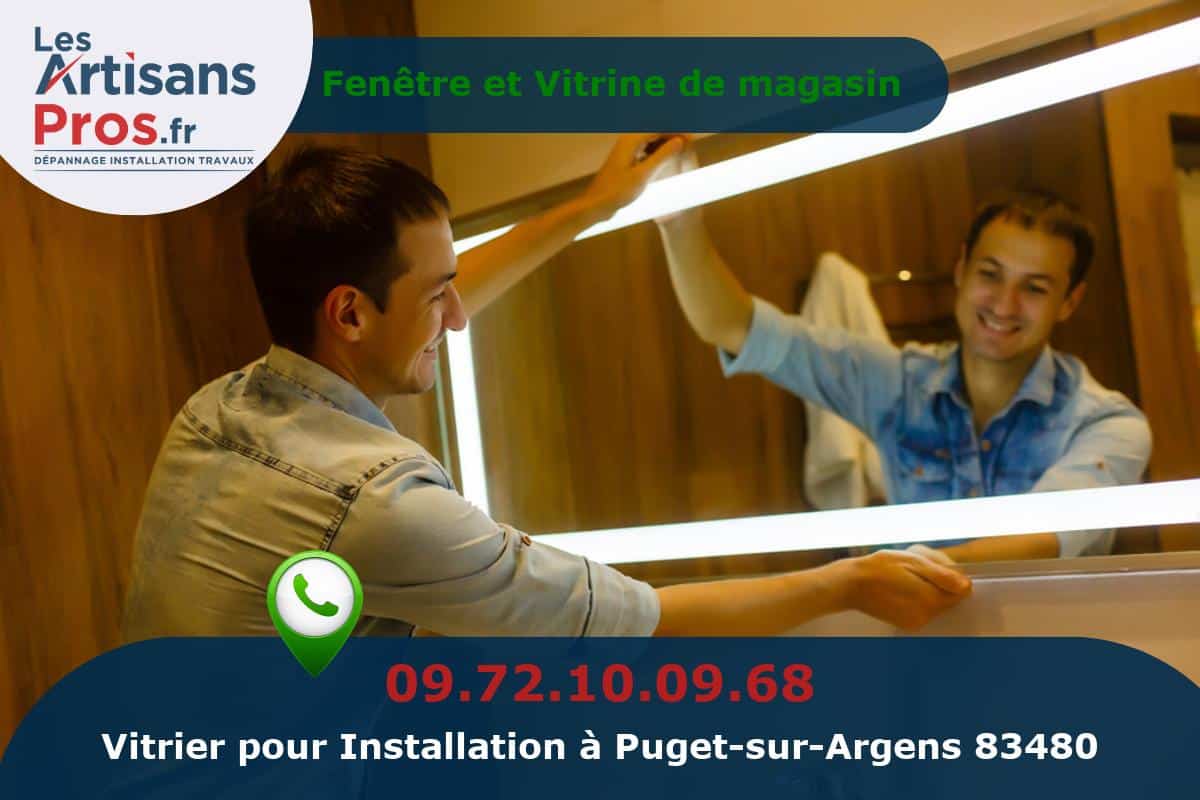 Installation de Vitrerie Puget-sur-Argens