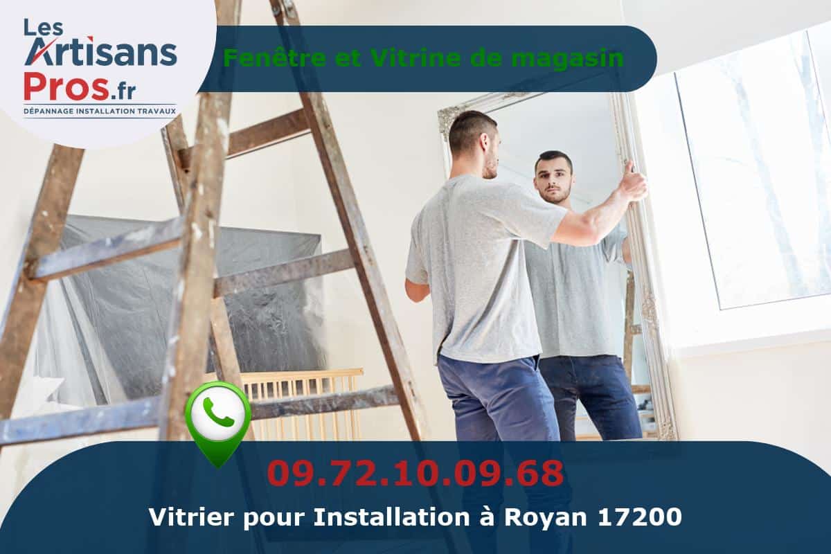 Installation de Vitrerie Royan