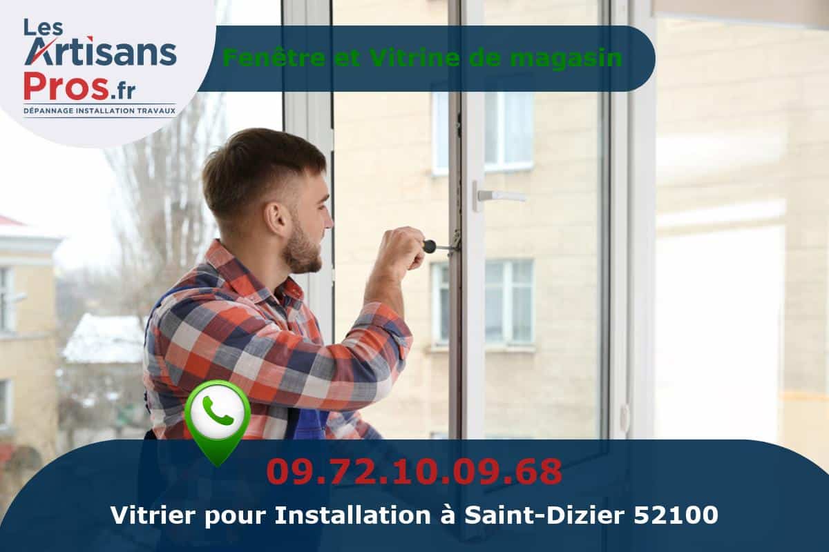 Installation de Vitrerie Saint-Dizier